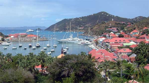 St Barts Town View
